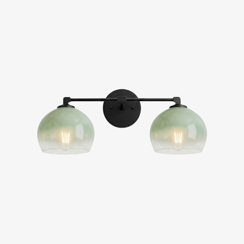 Auruca Globe Wall Light Bellflower Inspired Shape - Minimalist Metal Glass Sconce for Living Room