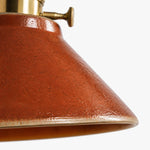 Load image into Gallery viewer, Russet glaze texture and pale ceramic rim detail