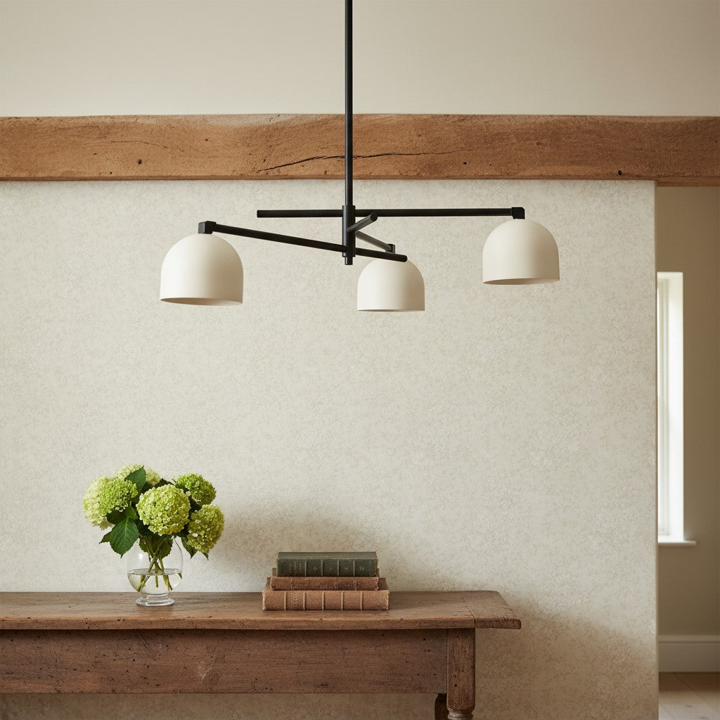 Metio Dome Stylish Ceiling Chandelier - Timeless Home Lighting Accent