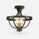 Bild in Gallery-Viewer laden, Black semi flush product identity / SKU image