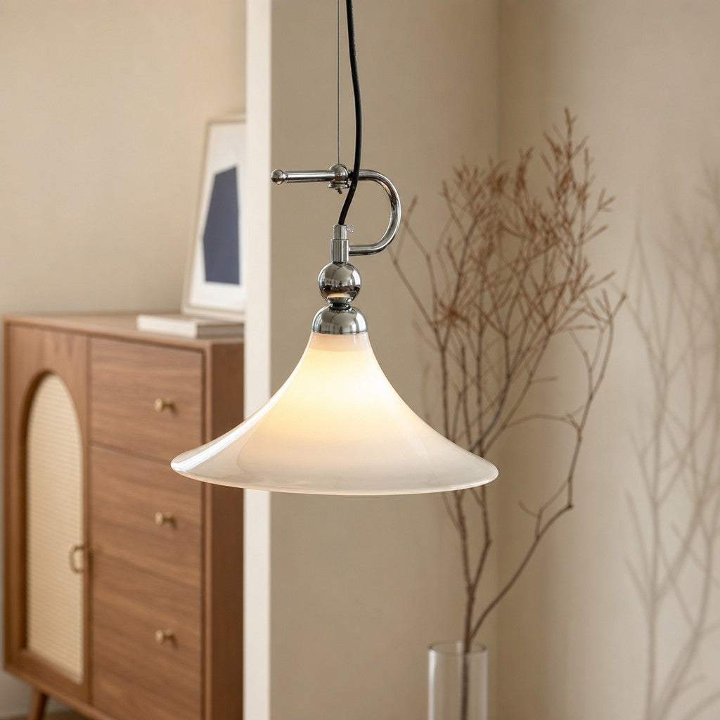 Kallera Magnolia Pendant Light – Artistic Gradient Hanging Lamp for Bedroom and Living Room