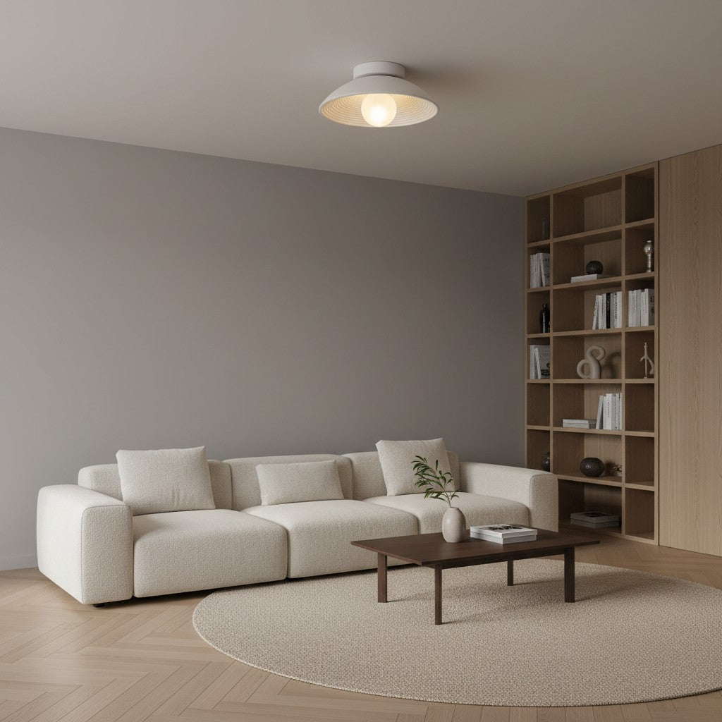 Oribela Plafonnier Organique Sculptural - Design Texturé Moderne pour Salon