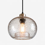 Charger l'image dans la visionneuse de galerie, Modern Rustic Glass Pendant Light for Dining Room