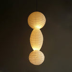 Bild in Gallery-Viewer laden, Stacked Ribbed Paper Swag Pendant Light
