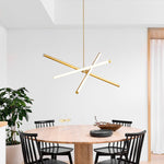 Load image into Gallery viewer, Voro Led Rod Chandelier - Linear Sputnik Modern Minimalist Lighting
