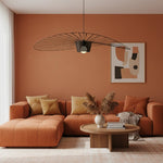 Charger l'image dans la visionneuse de galerie, Suspension Spirava Modern en Paille – Lampe de Plafond Sculpturale Minimaliste pour Salon N50