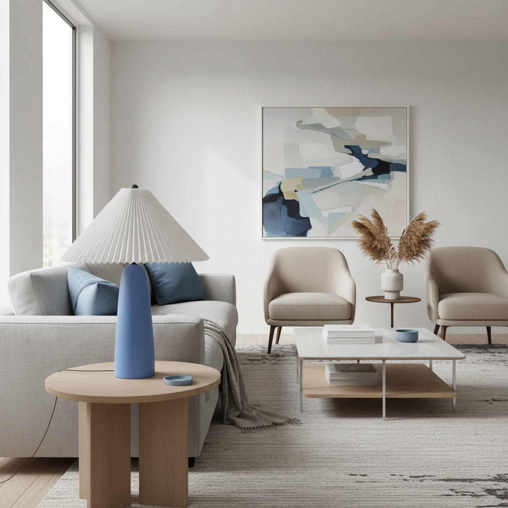 Ceruna Vintage Style Table Light - Metal Cage Shade for Study and Lounge