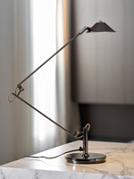 Bild in Gallery-Viewer laden, Verstellbare Schwarze Büroarbeitslampe