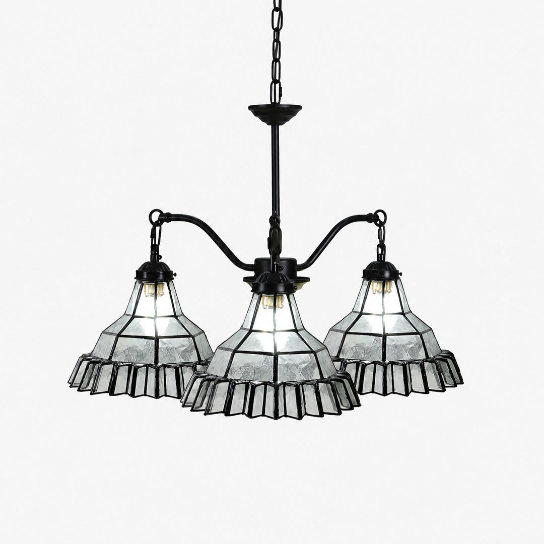 Vintage Stained Glass Pendant Light 1
