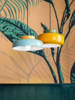 Load image into Gallery viewer, Fiesta Ceramic Bowl Pendant Light - Modern Colorful Kitchen Lighting
