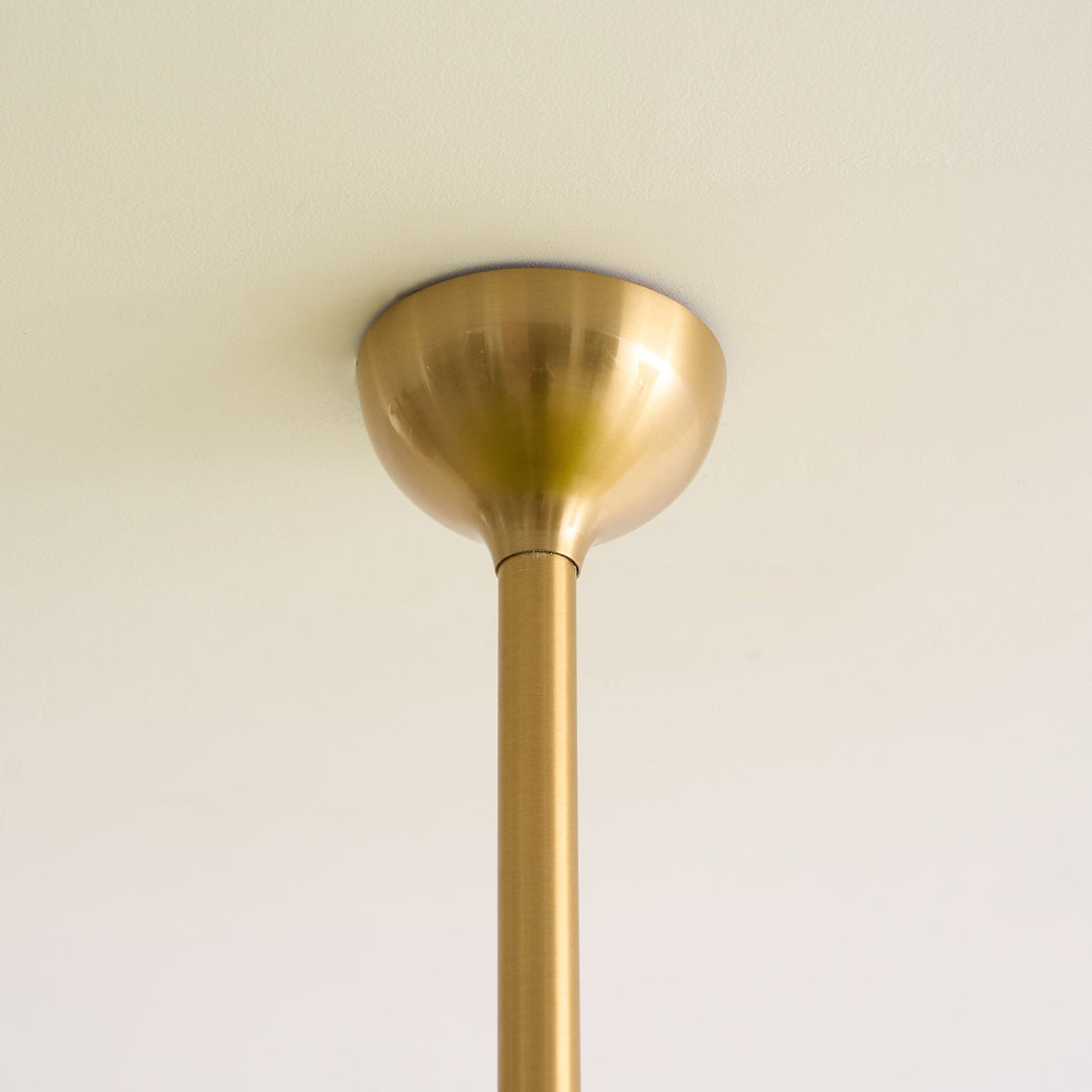 Lotus Leaf Layered Glass Chandelier