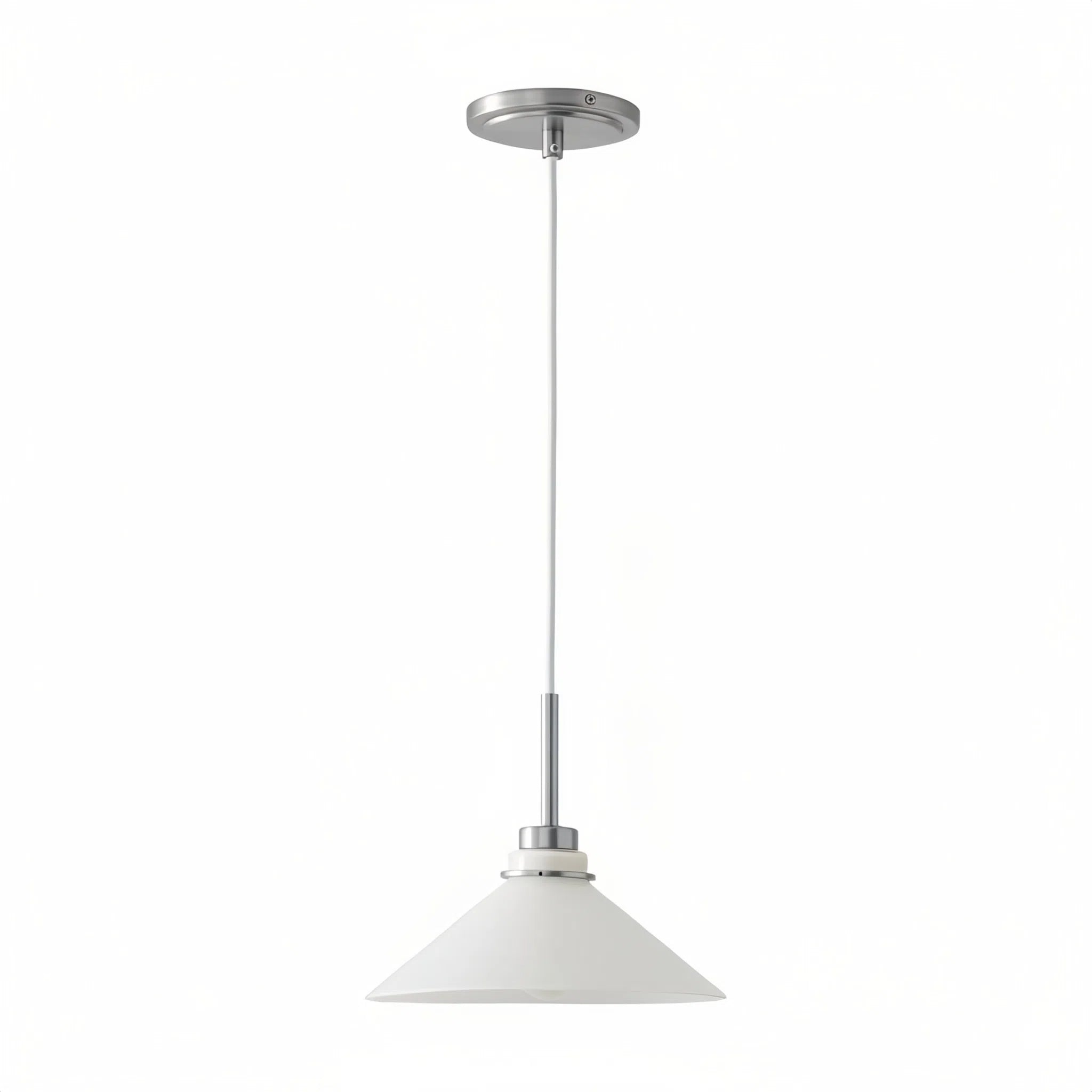 Aurenza Modern Farmhouse  Cone Pendant Light – Dimmable Kitchen and Entryway Lighting