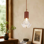 Cargar imagen en el visor de la Galería, Prismatic French Leather Pendant Light 14