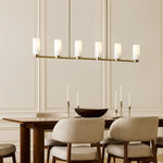 Load image into Gallery viewer, Rivora Fluted Glass Chandelier – Elegant Ribbed Lasting Design
