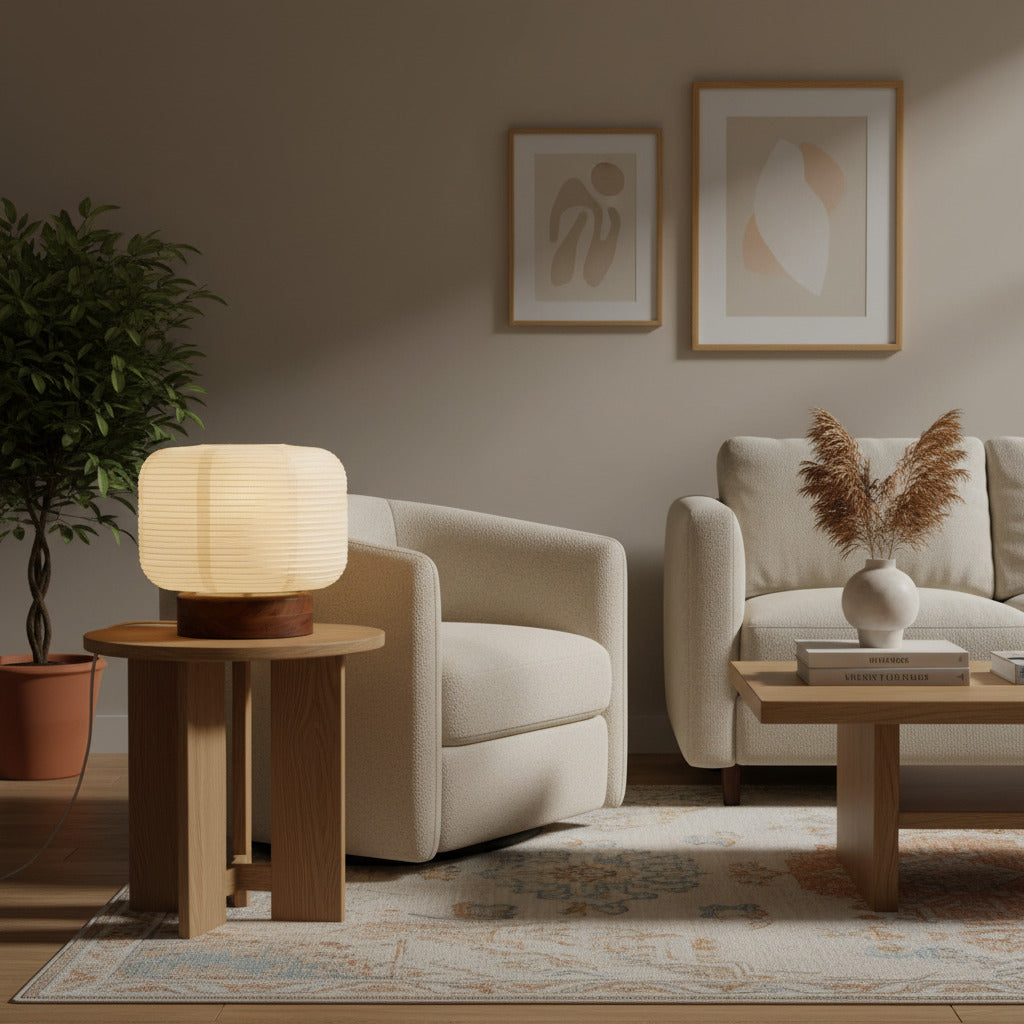 Tivo minimalistisches dekoratives Tischlicht mit sanftem Umgebungslicht - Nachttisch- und Schreibtischgebrauch