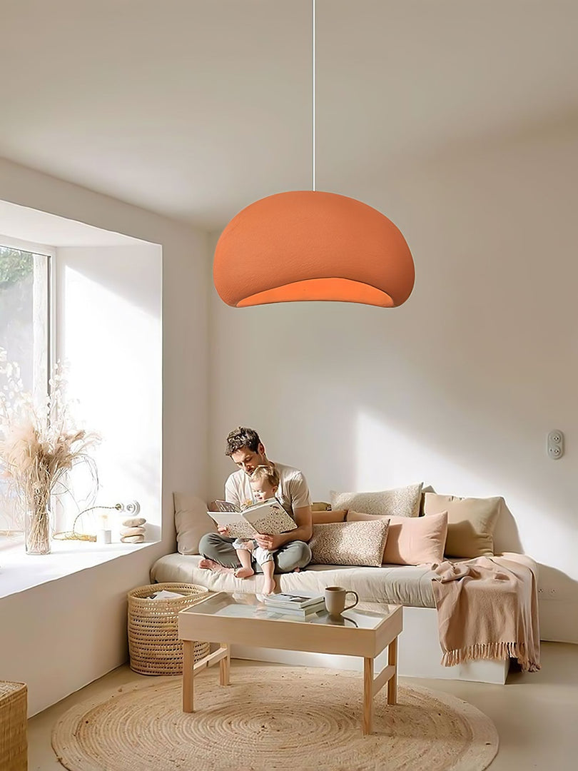 Sculptural Polystyrene Ceiling Pendant Light