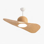 Cargar imagen en el visor de la Galería, Designer Hat Two-Blade Ceiling Fan Light