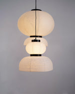 Load image into Gallery viewer, Rounded Layered Paper Plug-In Pendant
