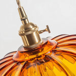 Cargar imagen en el visor de la Galería, Lámpara Colgante de Vidrio con Diseño de Tulipán Rústico Petalbloom – Lámpara Colgante con Diseño de Capullo Floral para Comedor N58