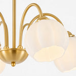 Load image into Gallery viewer, Close-up of sculpted glass shade
