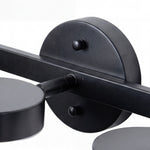 Cargar imagen en el visor de la Galería, Lámpara de Pared para Tocador Gyralume Ajustable con Tres Cabezas - Diseño Redondo Moderno de Metal Contemporáneo para Decoración del Hogar