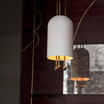 Bild in Gallery-Viewer laden, Laternen-Glas-Pendellampe