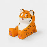Cargar imagen en el visor de la Galería, Hand-carved wooden animal phone stand