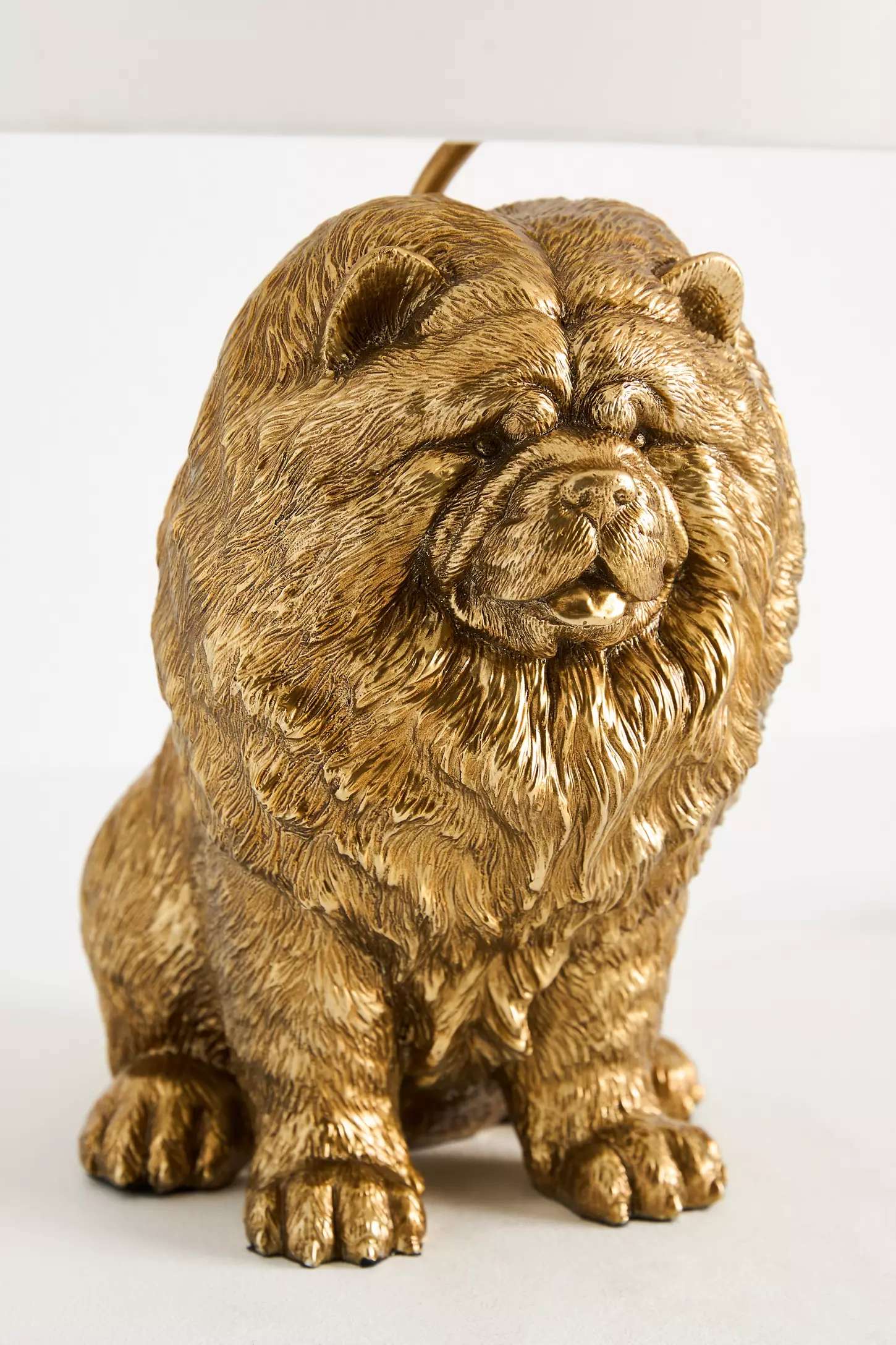 Lámpara de mesita de noche Pawdia con diseño de animales: iluminación clásica con pantalla de tela