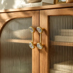 Cargar imagen en el visor de la Galería, French Vintage Cashew Shell Brass Cabinet Knobs and Pulls - image 25