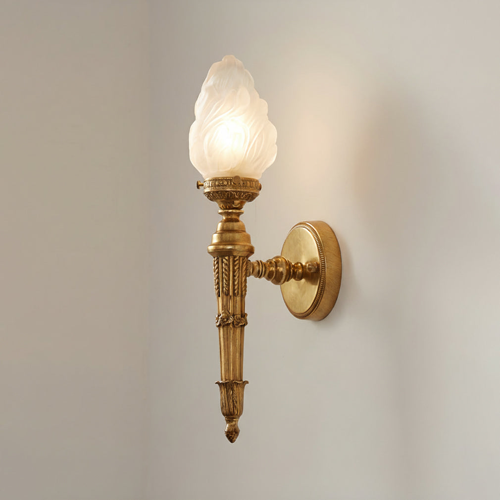 Moderne Alabaster-Wandlampe – Französische elegante Wandleuchte für Schlafzimmer, Wohnzimmer, Flur