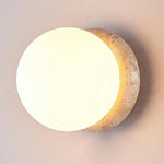 Load image into Gallery viewer, Asteroid Travertine Outdoor Wall Light