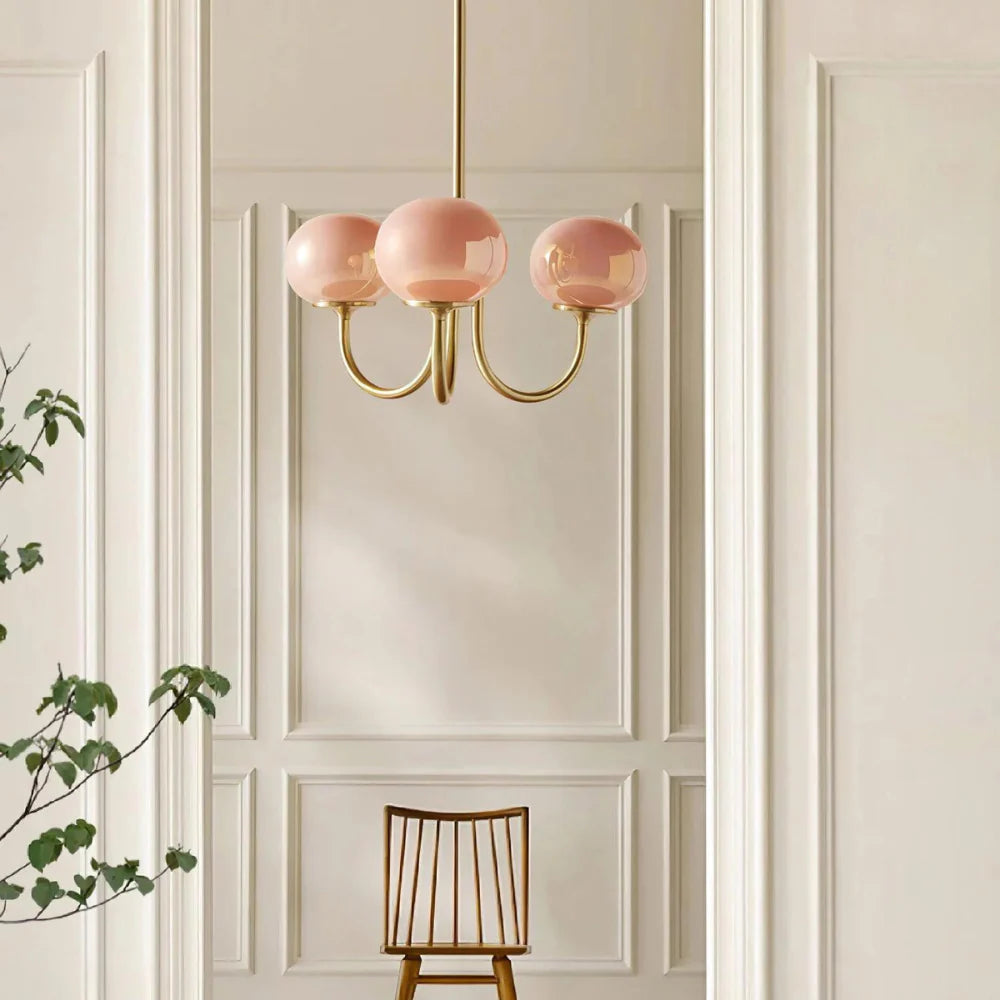 Candelabro Moderno Marshmallow de Vidrio