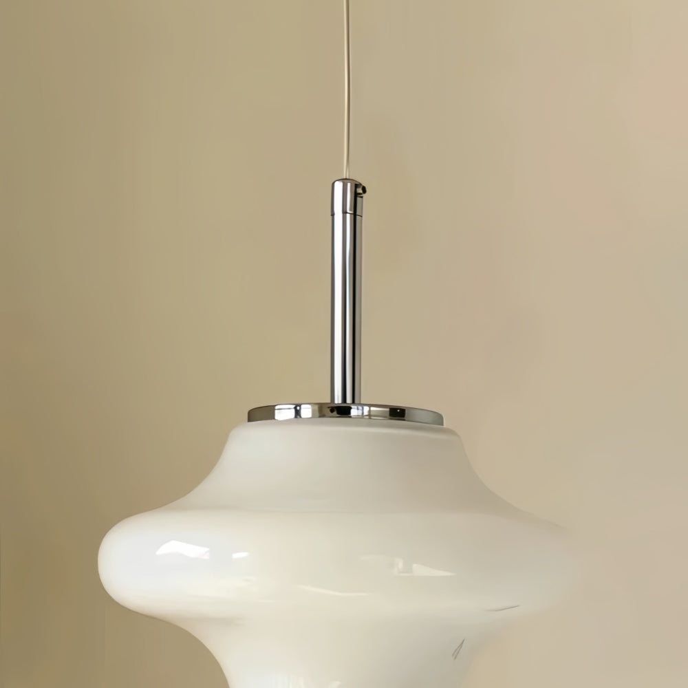 Mallew Honeycomb Layered Pendant Light - Modern Design Glass Hanging Lamp for Dining Room and Bedroom