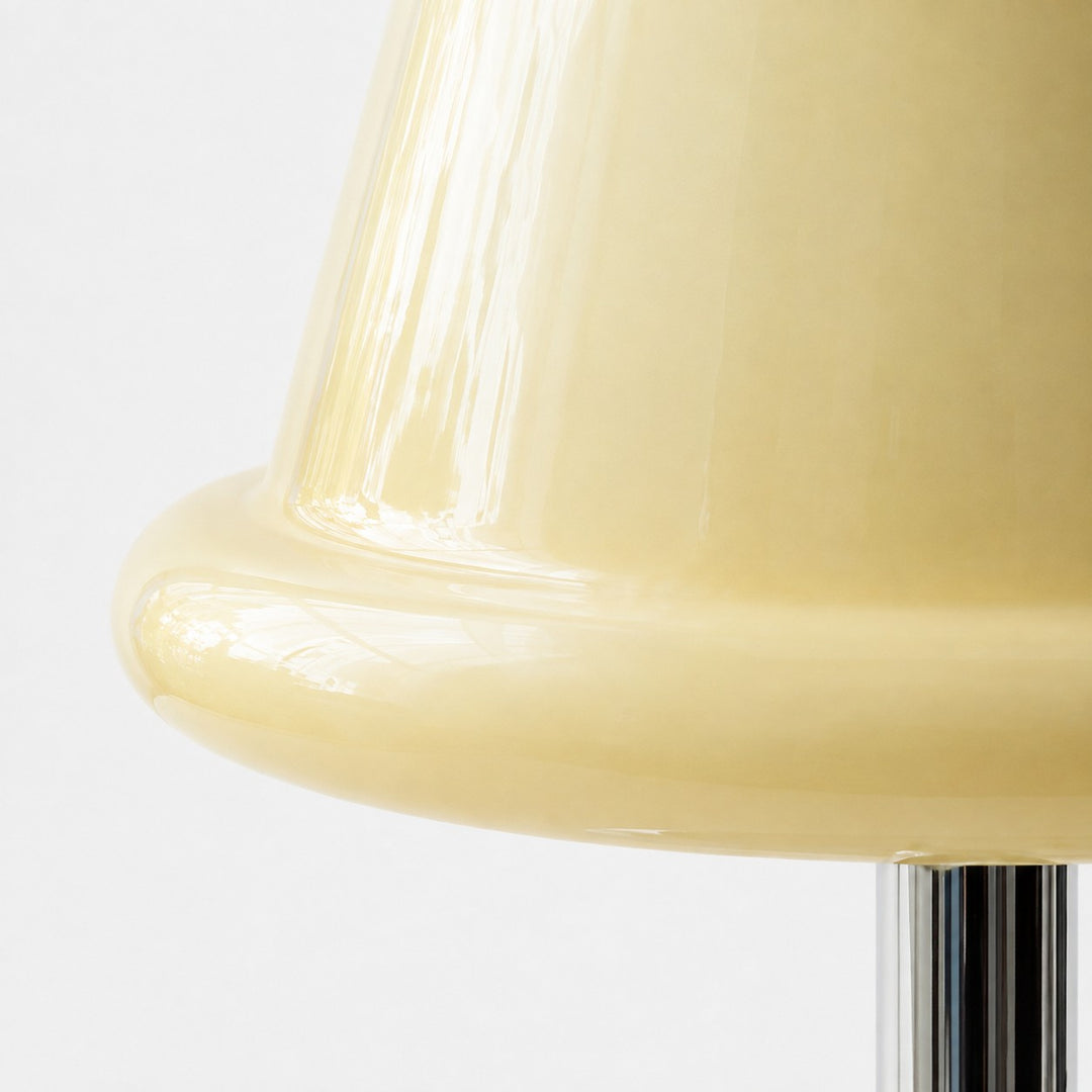 Sculpted Glass Table Lamp