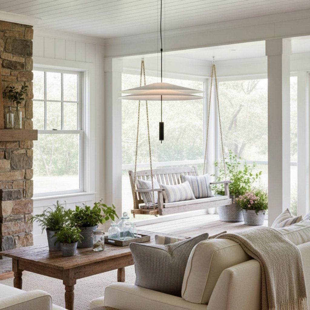 Plumeo Flamingo Mehrschichtige Hängelampe – Schlichtes Leuchtmittel für moderne Wohnzimmer N54