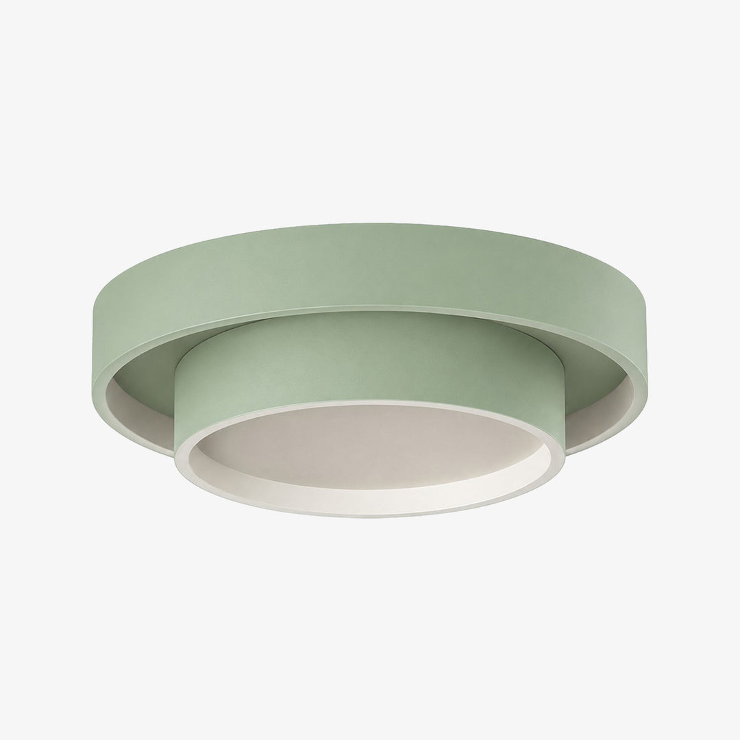 Stepped Shade Outer Ring Steel Ceiling Light