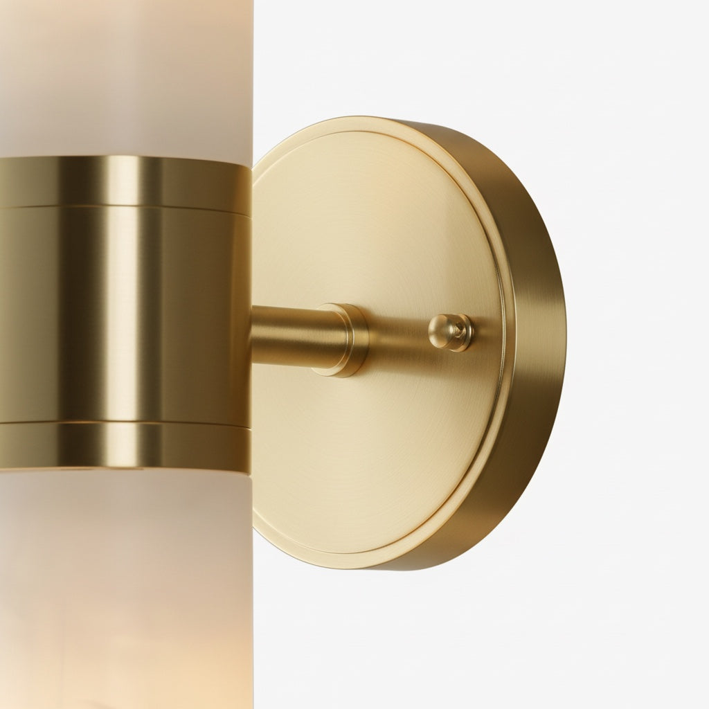 Lampe Murale Moderne Nexorae en Albâtre Sculpturale Design Vertical pour Salon Chambre Couloir