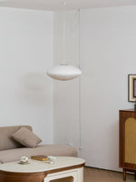 Bild in Gallery-Viewer laden, White Geometric Wire Swag Pendant Light