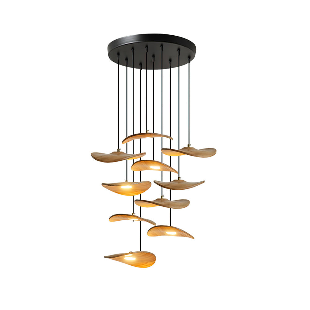 Twisora Wood Chandelier