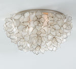Load image into Gallery viewer, Florina Petal Flush Mount Light – Decorative Shell Petal Ceiling Fixture
