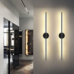 Cargar imagen en el visor de la Galería, Lámpara de Pared Moderna de Aluminio Negro