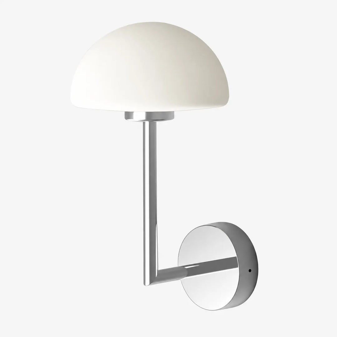 Modern Half-Moon Glass Wall Lamp