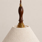 Bild in Gallery-Viewer laden, French vintage cream fabric pendant image 15