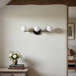 Charger l&#39;image dans la visionneuse de galerie, Glorica Glass Mid Century Modern Vanity Light - 3 Light Wall Fixture
