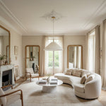 Bild in Gallery-Viewer laden, Blossine geschichtete Leinenpendelleuchte – Sanftes Umgebungslicht für Wohnzimmer und Eingänge