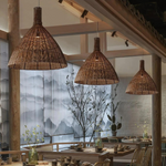 Load image into Gallery viewer, The Rattan Essence of the Islands Pendant Light