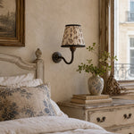 Load image into Gallery viewer, Cottaloy Vintage Fabric Curved Arm Wall Lamp for Living Room or Bedroom