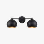 Charger l'image dans la visionneuse de galerie, Auruca Globe Wall Light Bellflower Inspired Shape - Minimalist Metal Glass Sconce for Living Room