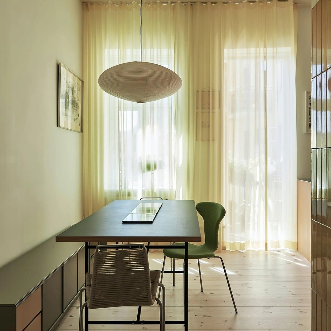 Mulberry Paper Plug-In Pendant Light