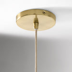 Load image into Gallery viewer, Galvia Single Metal Pendant Light – Elegant Bronze Over White Glass
